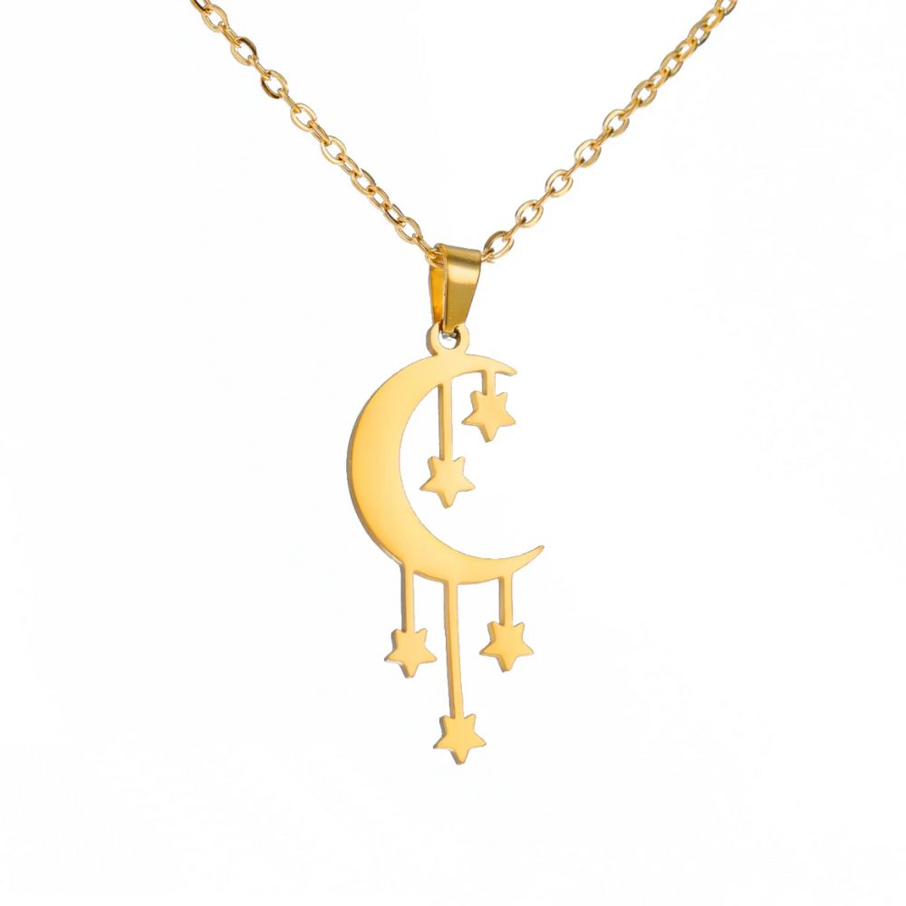 Collier Étoile et Lune