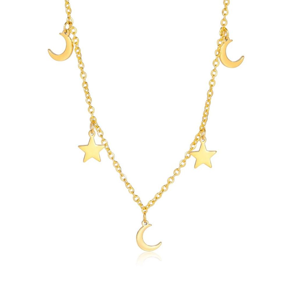Collier Étoile Lune