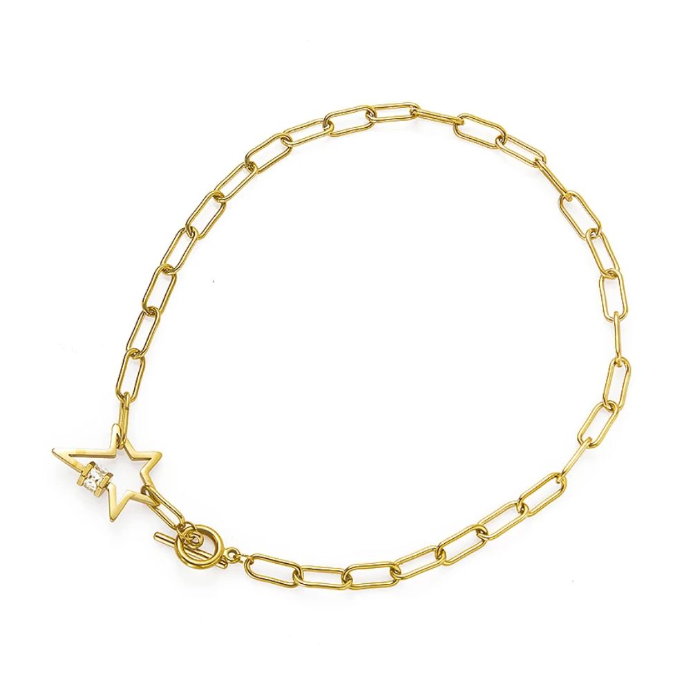 Collier Étoile Or Jaune