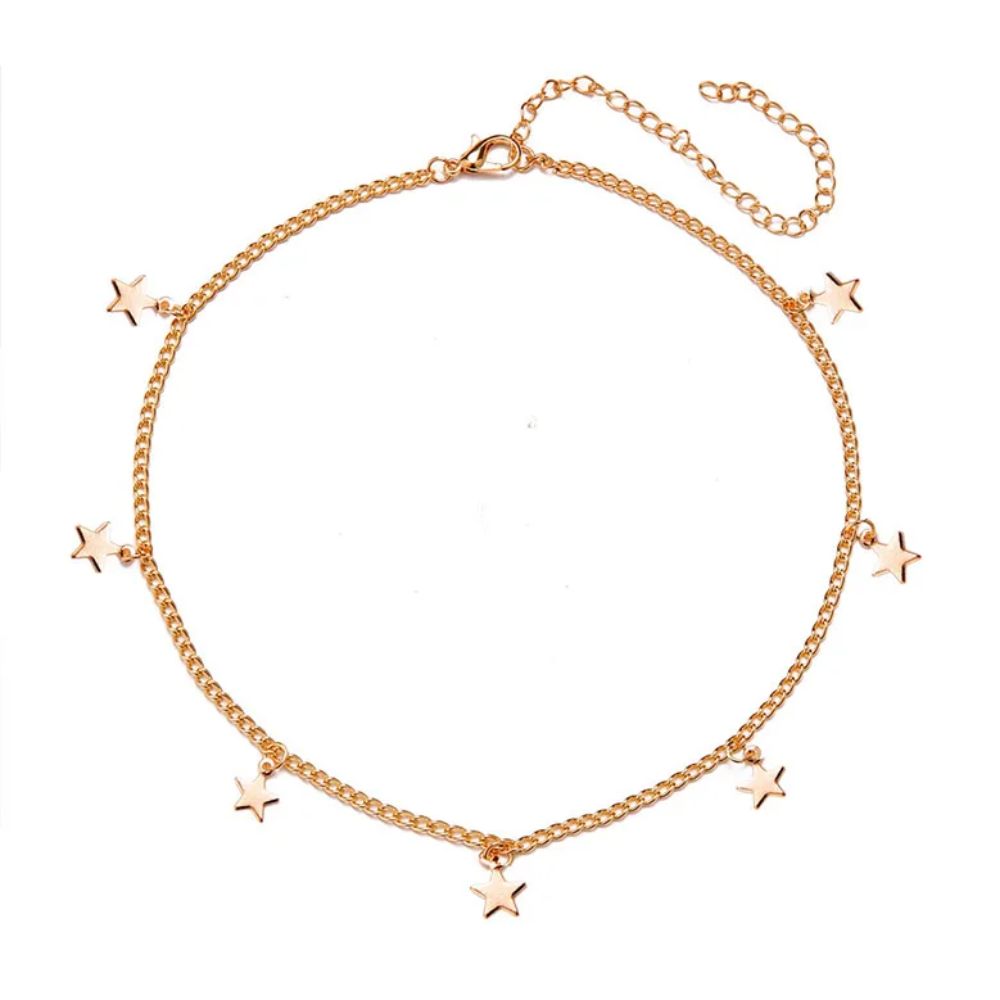 Collier Étoile Ras de Cou