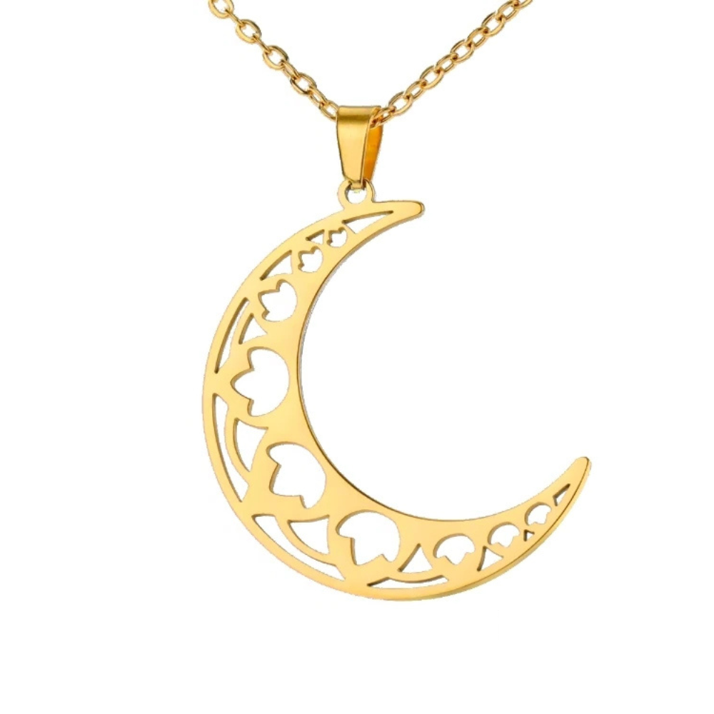 Collier Lune Lotus