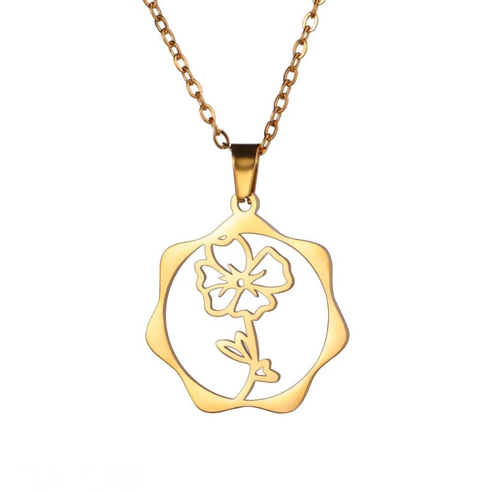 Collier Fleur Aout