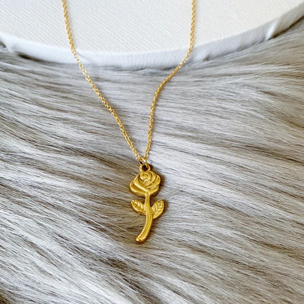 Collier Fleur Minimaliste