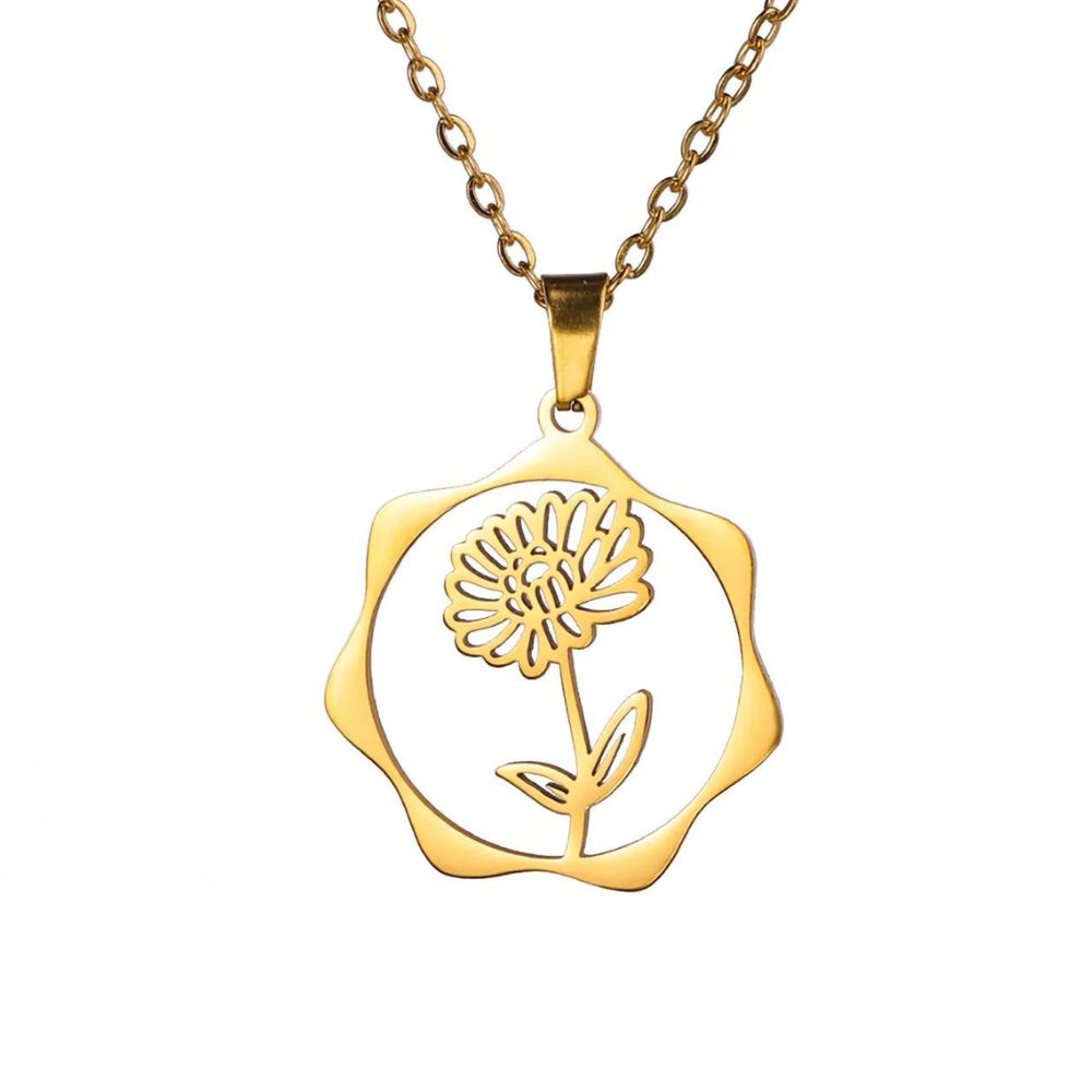 Collier Fleur Novembre
