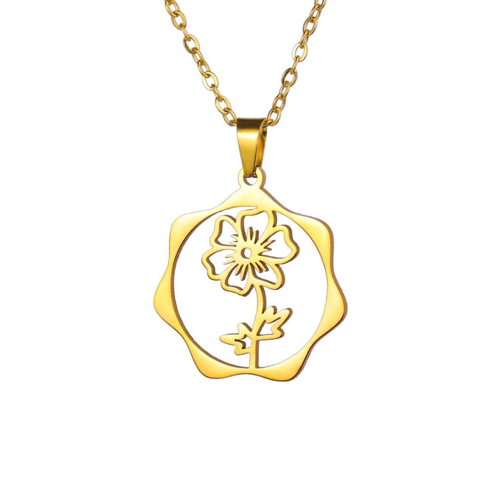 Collier Fleur Octobre