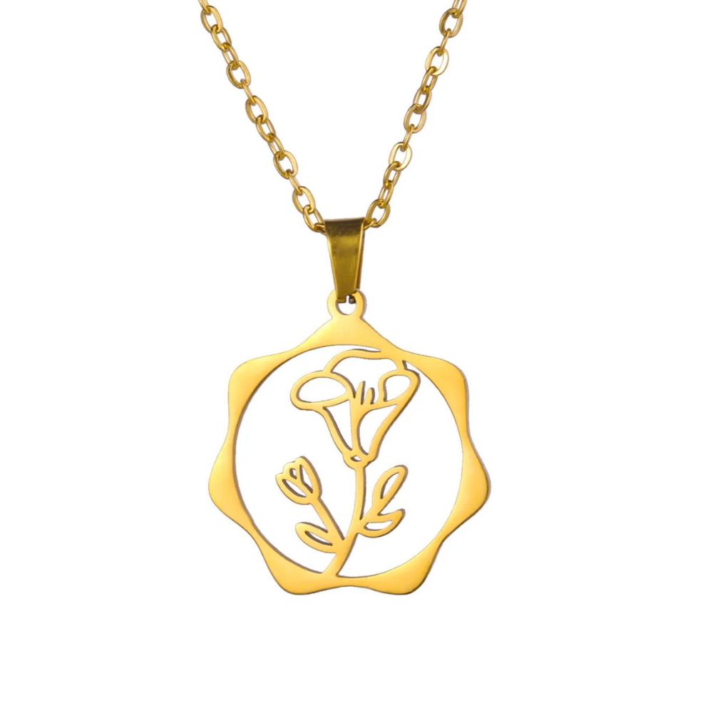 Collier Fleur Septembre