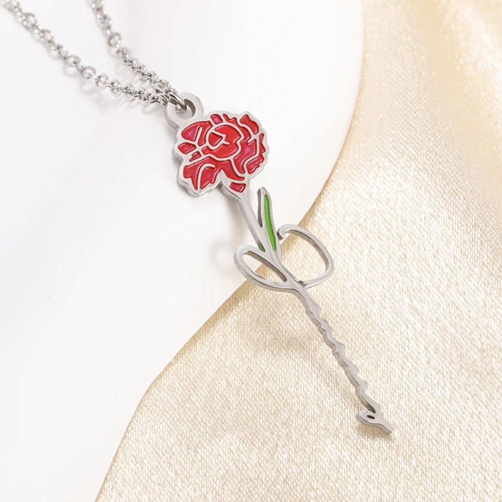 Collier Grande Rose