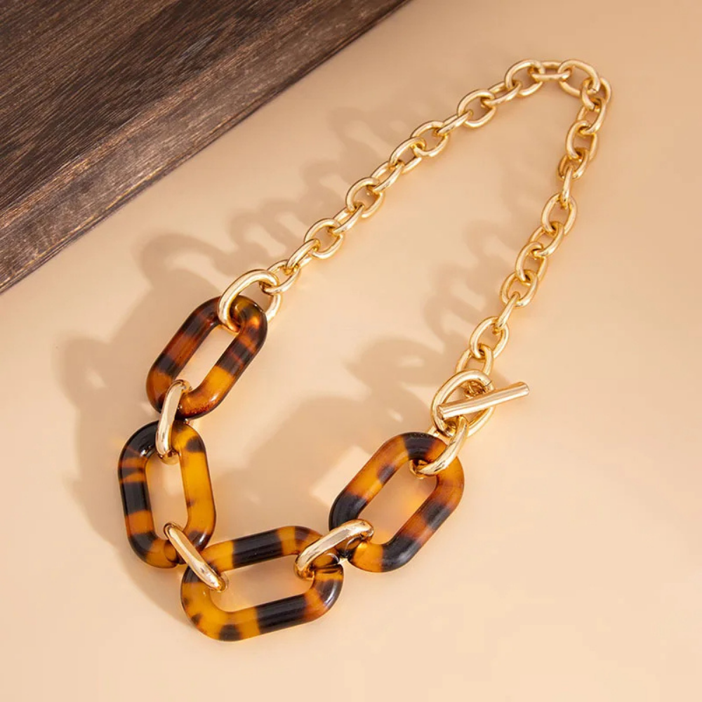 Collier Grosse Maille Écaille