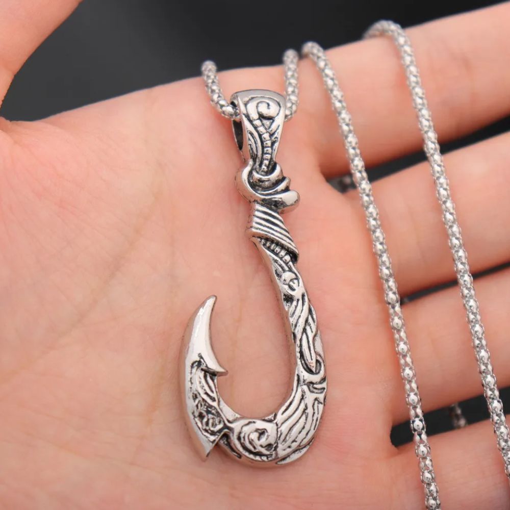 Collier Hameçon Viking Acier