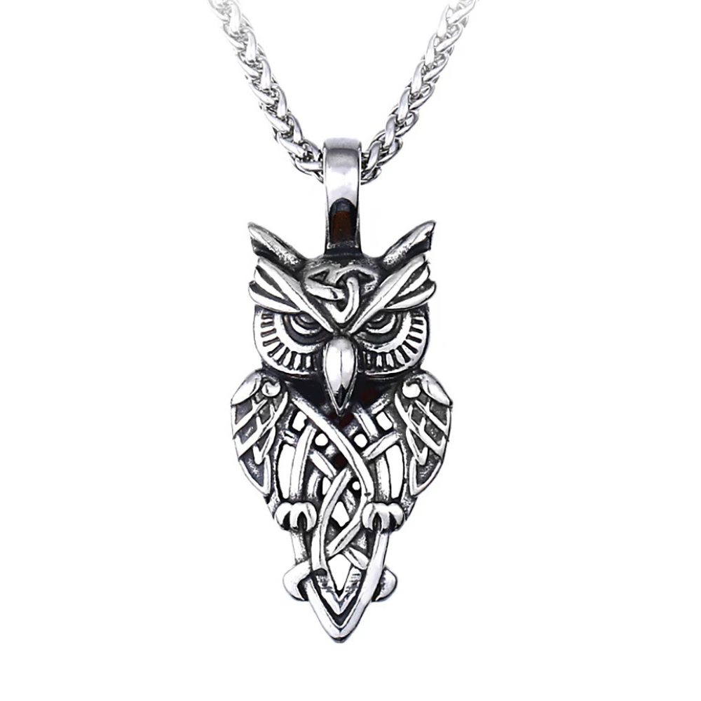 Collier Hibou Homme