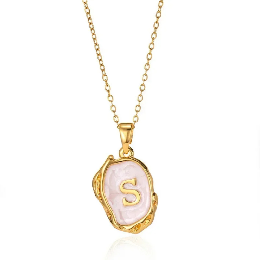 Collier Initiale S Abstrait