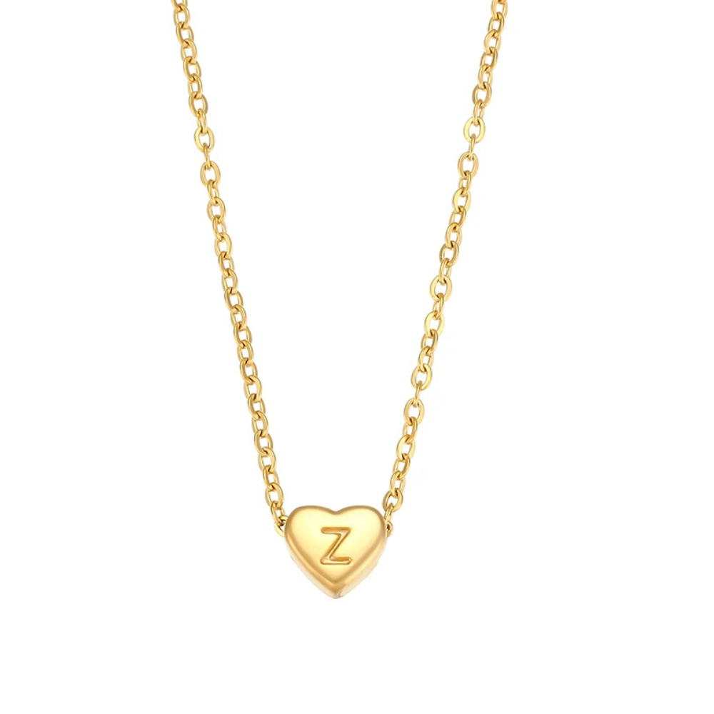 Collier Initiale Z Cœur