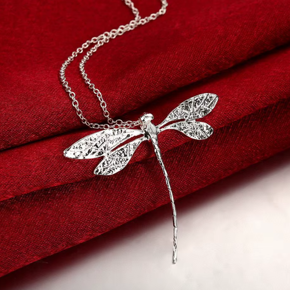 Collier Libellule Argent Sterling