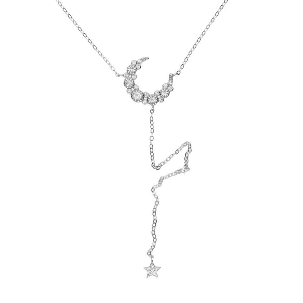 Collier Lune Diamant