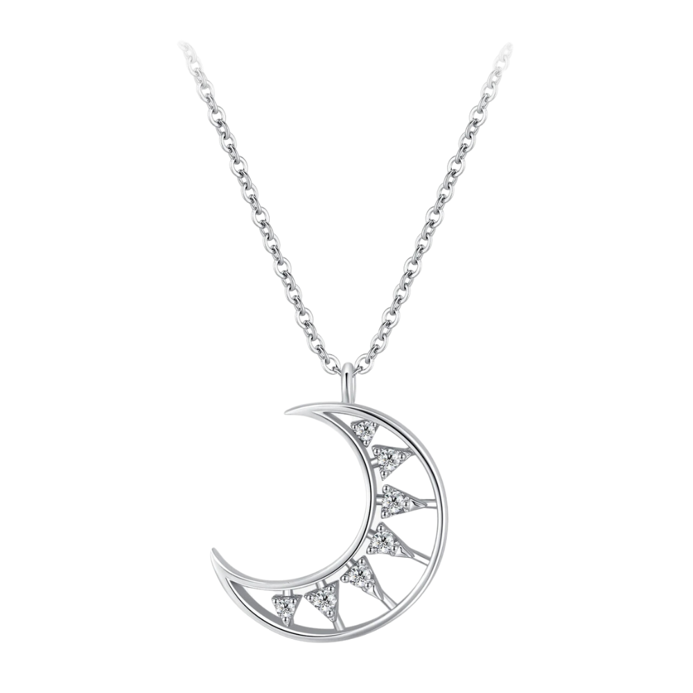 Collier Lune Argent