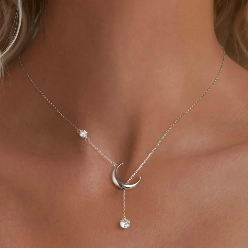 Collier Lune Argent 925