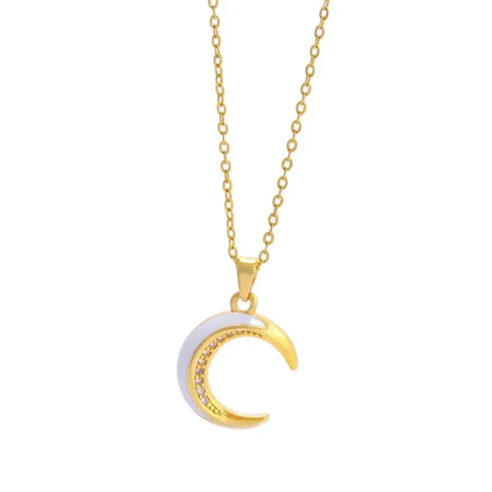 Collier Lune Doré