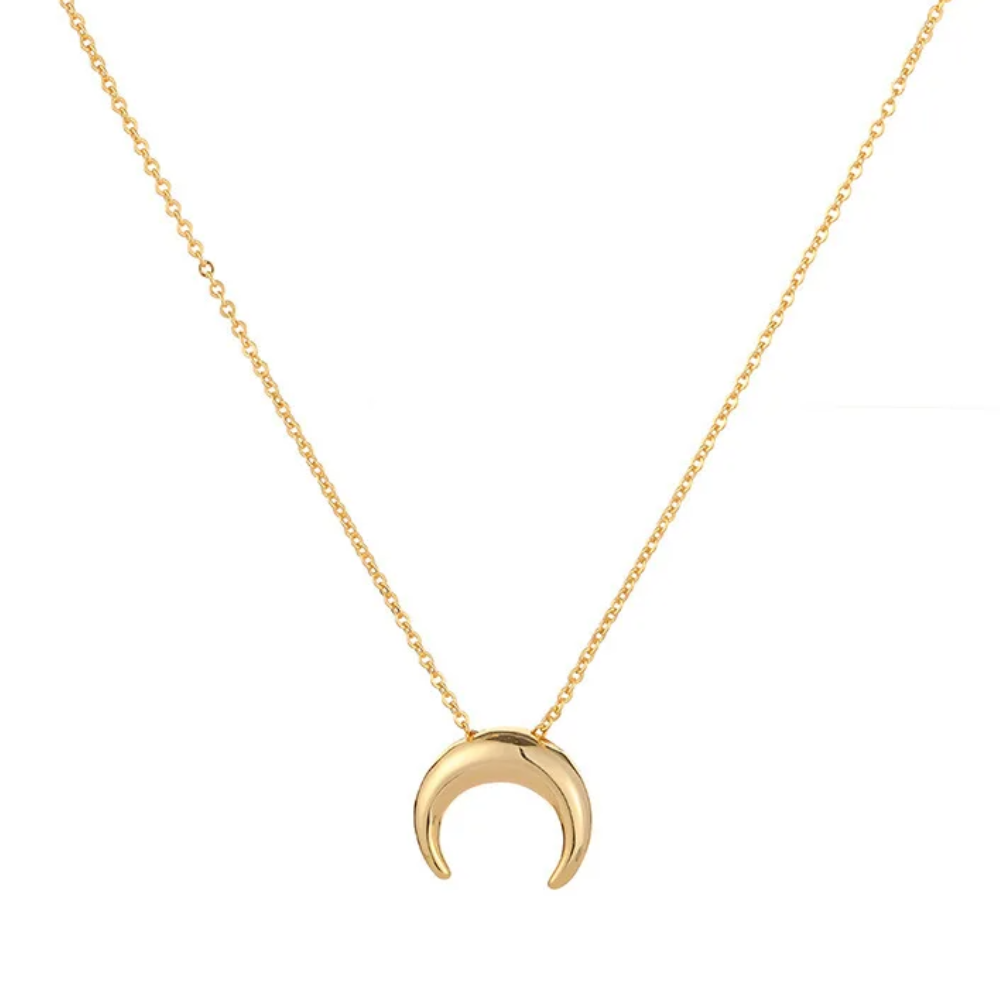 Collier Demi Lune Or