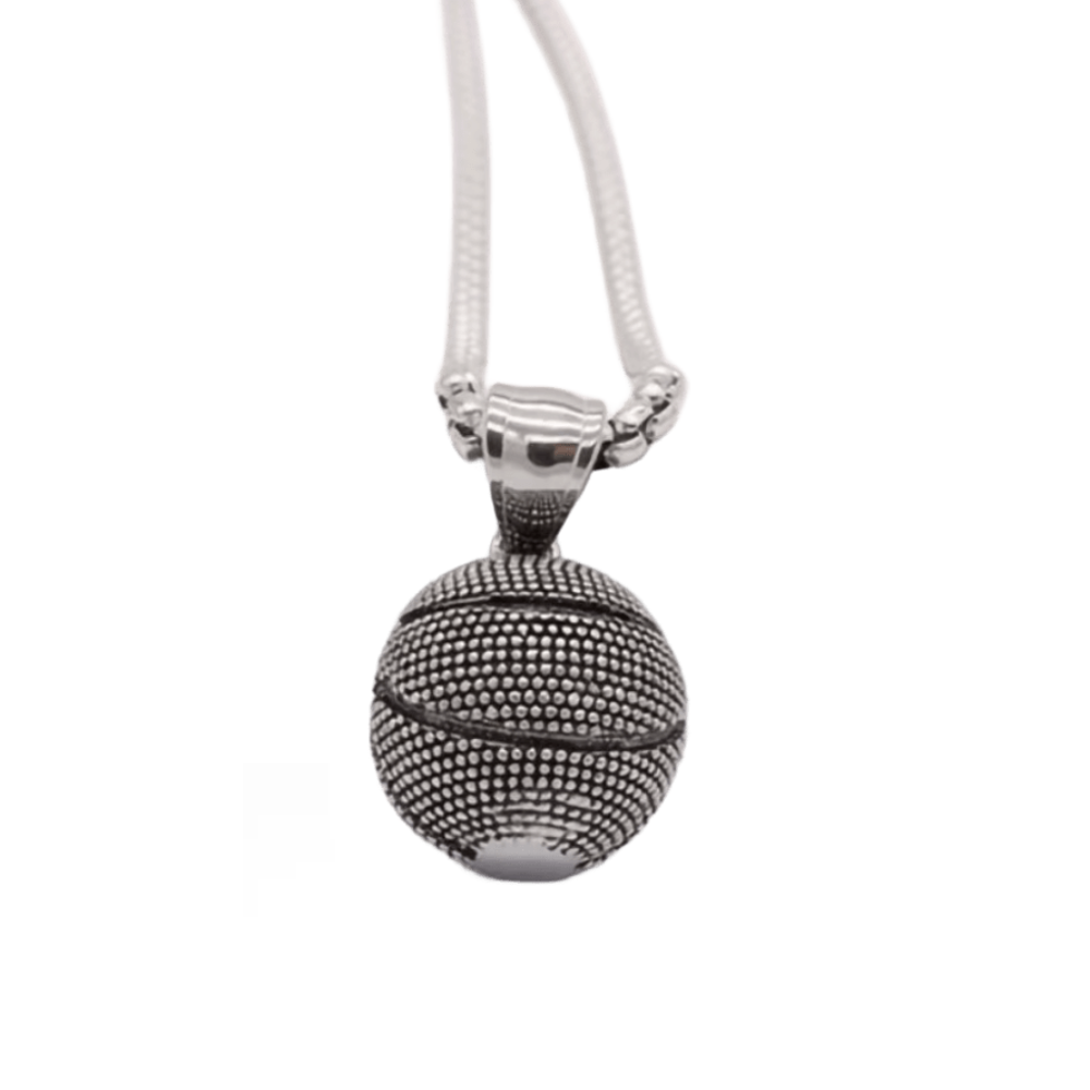 Collier Pendentif Ballon de Basket