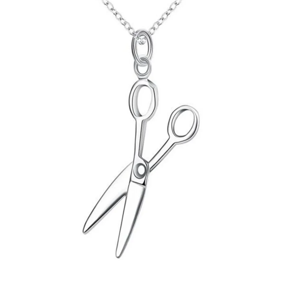 Collier Pendentif Ciseaux