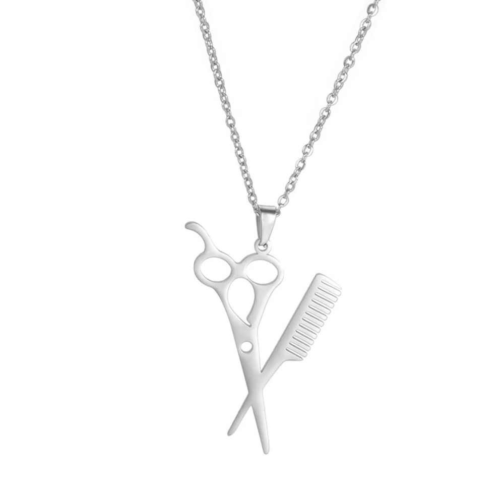 Collier Pendentif Coiffeuse