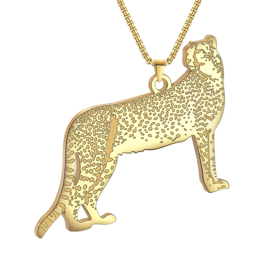 Collier Pendentif Guépard