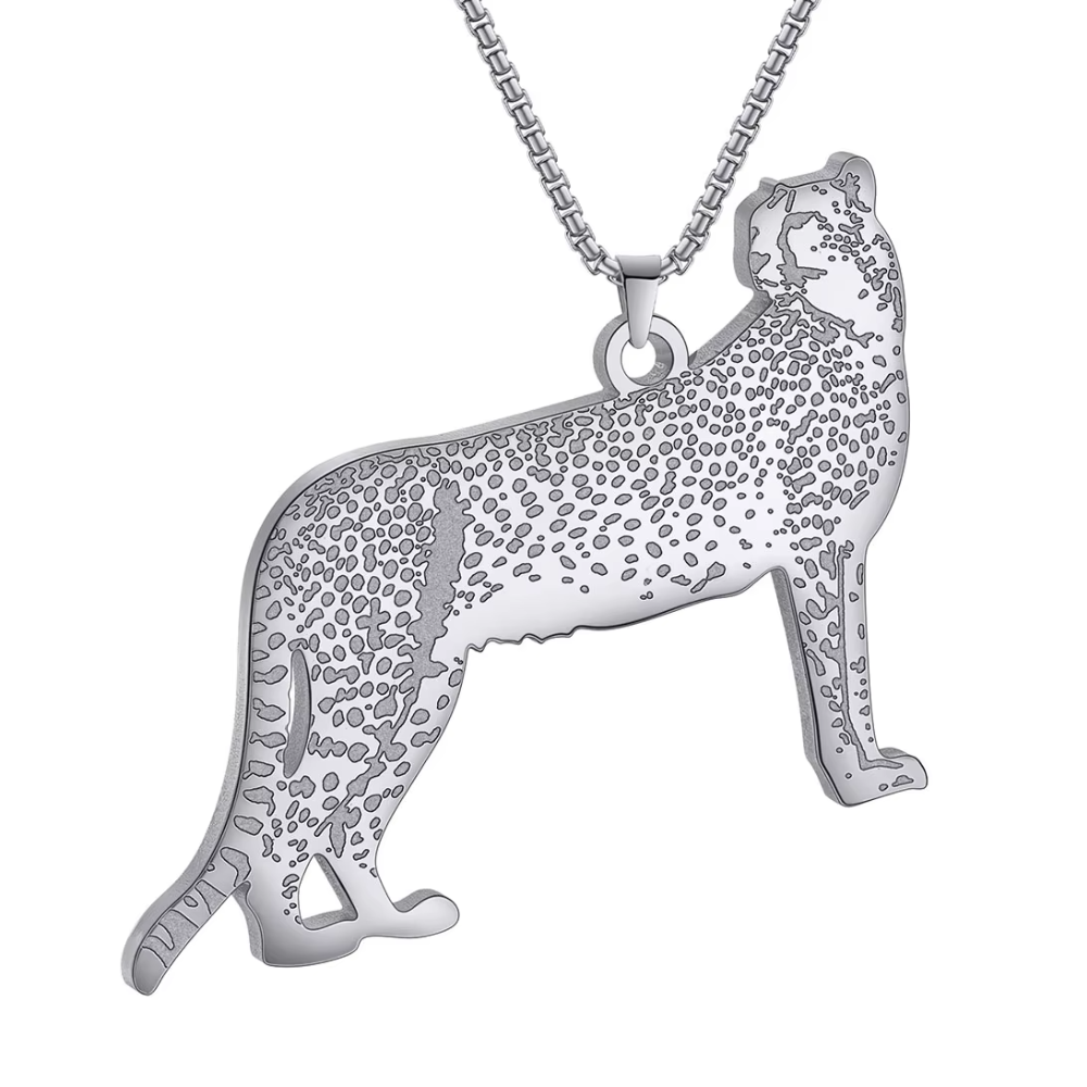 Collier Pendentif Guépard