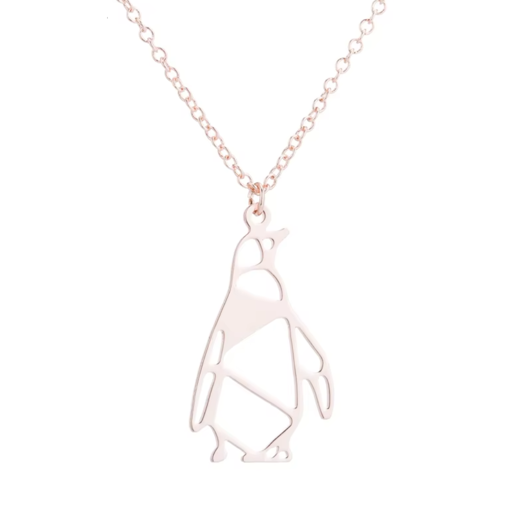 Collier Pingouin Origami