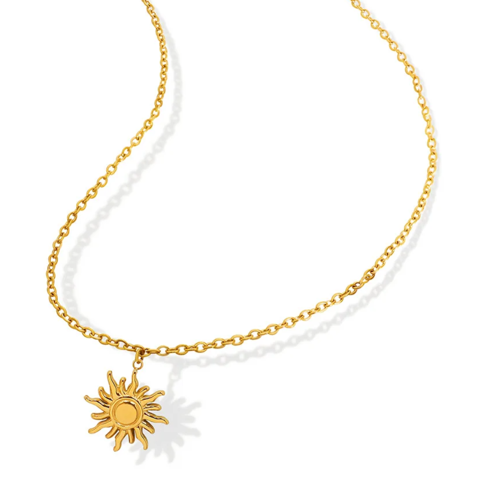 Collier Soleil Dore