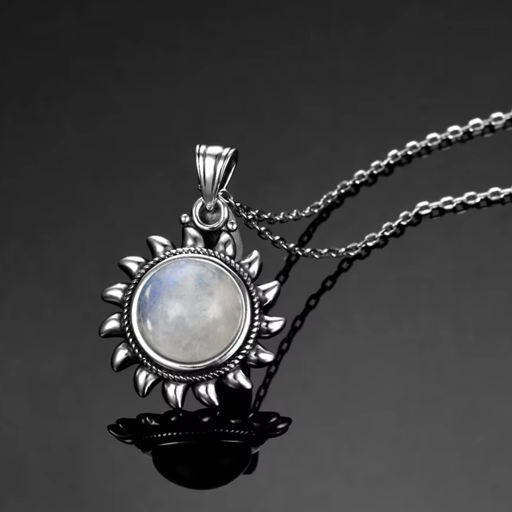 Collier Soleil Gothique Argent