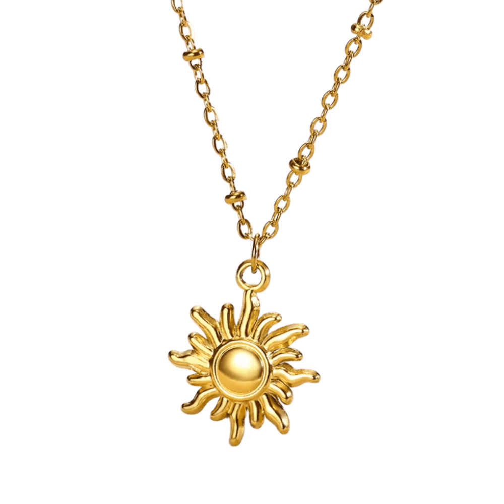 Collier Soleil Or