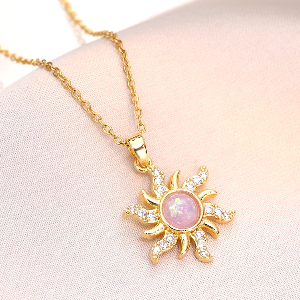 Collier Soleil Strass