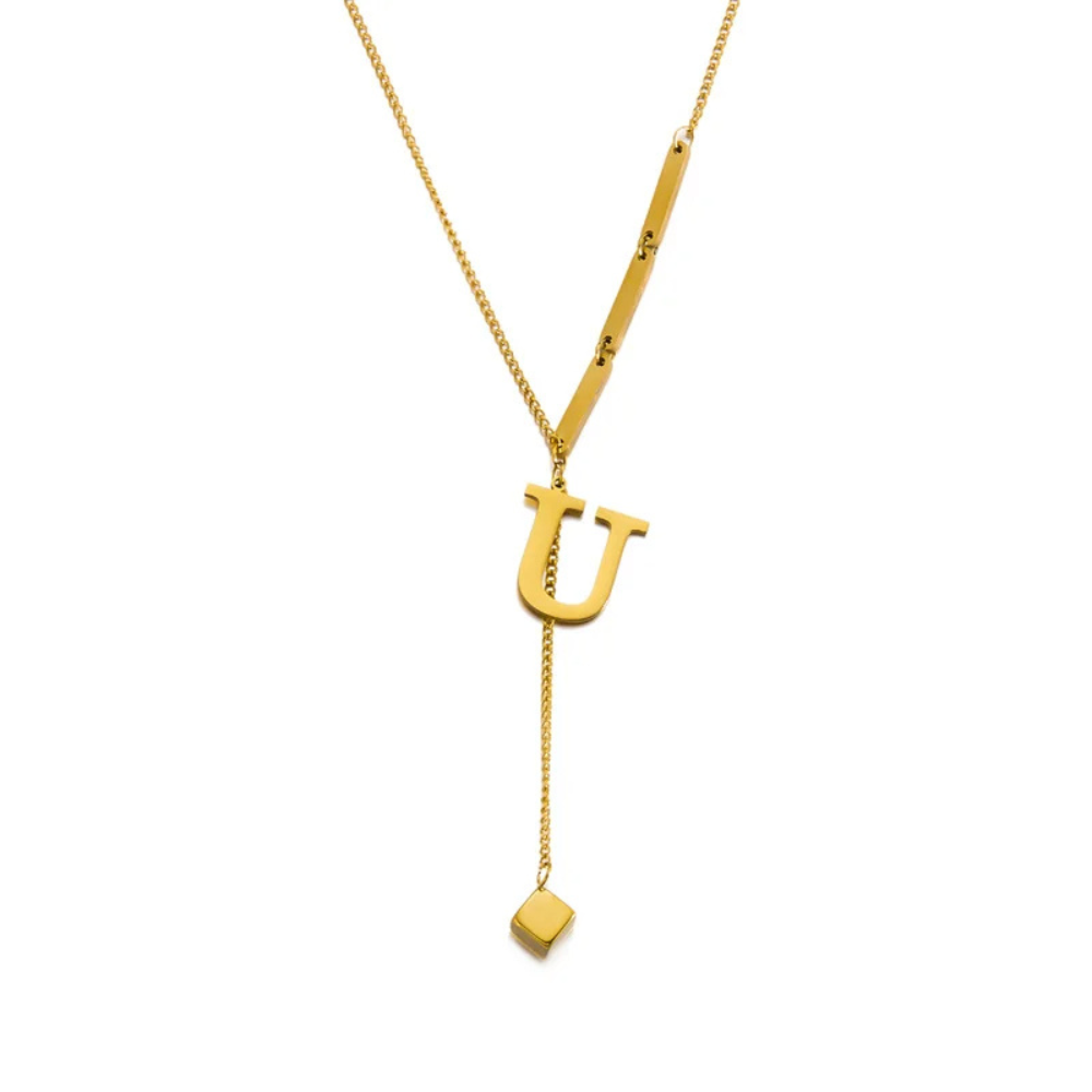 Collier en Y Lettre U
