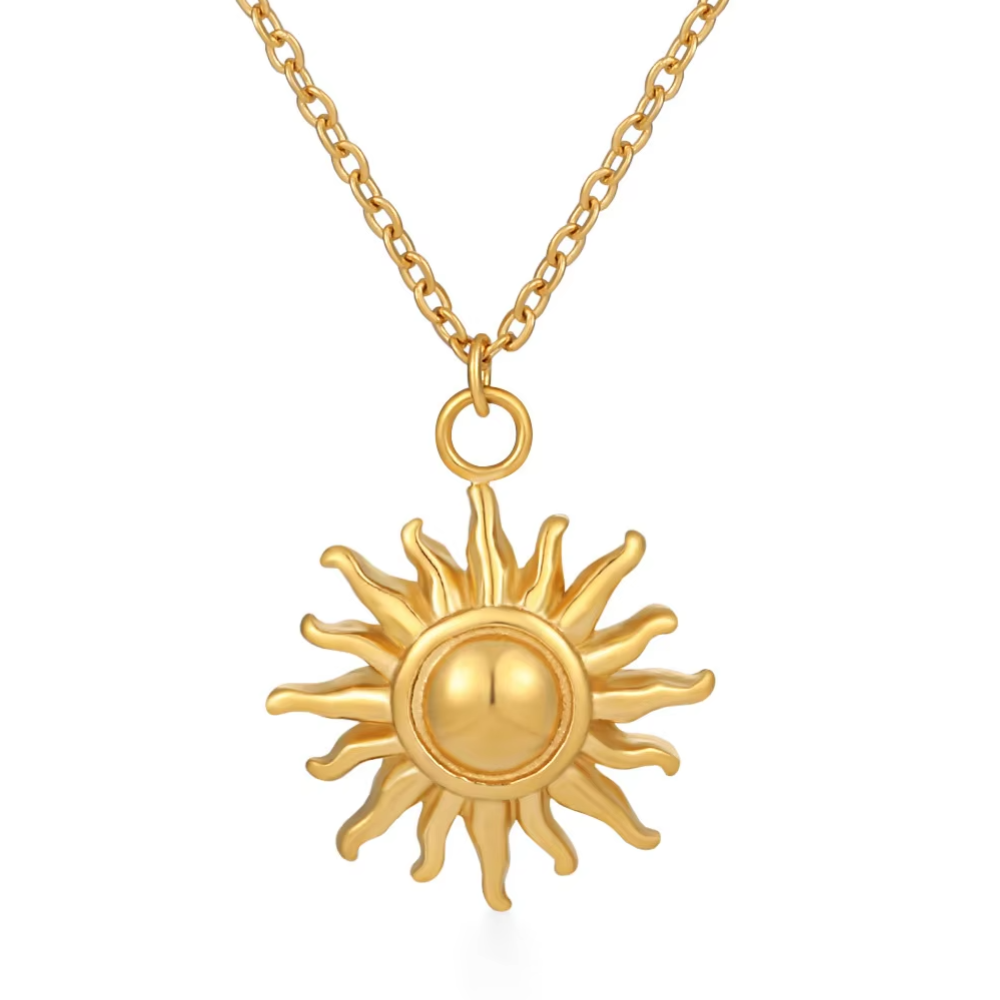 Collier avec Pendentif Soleil