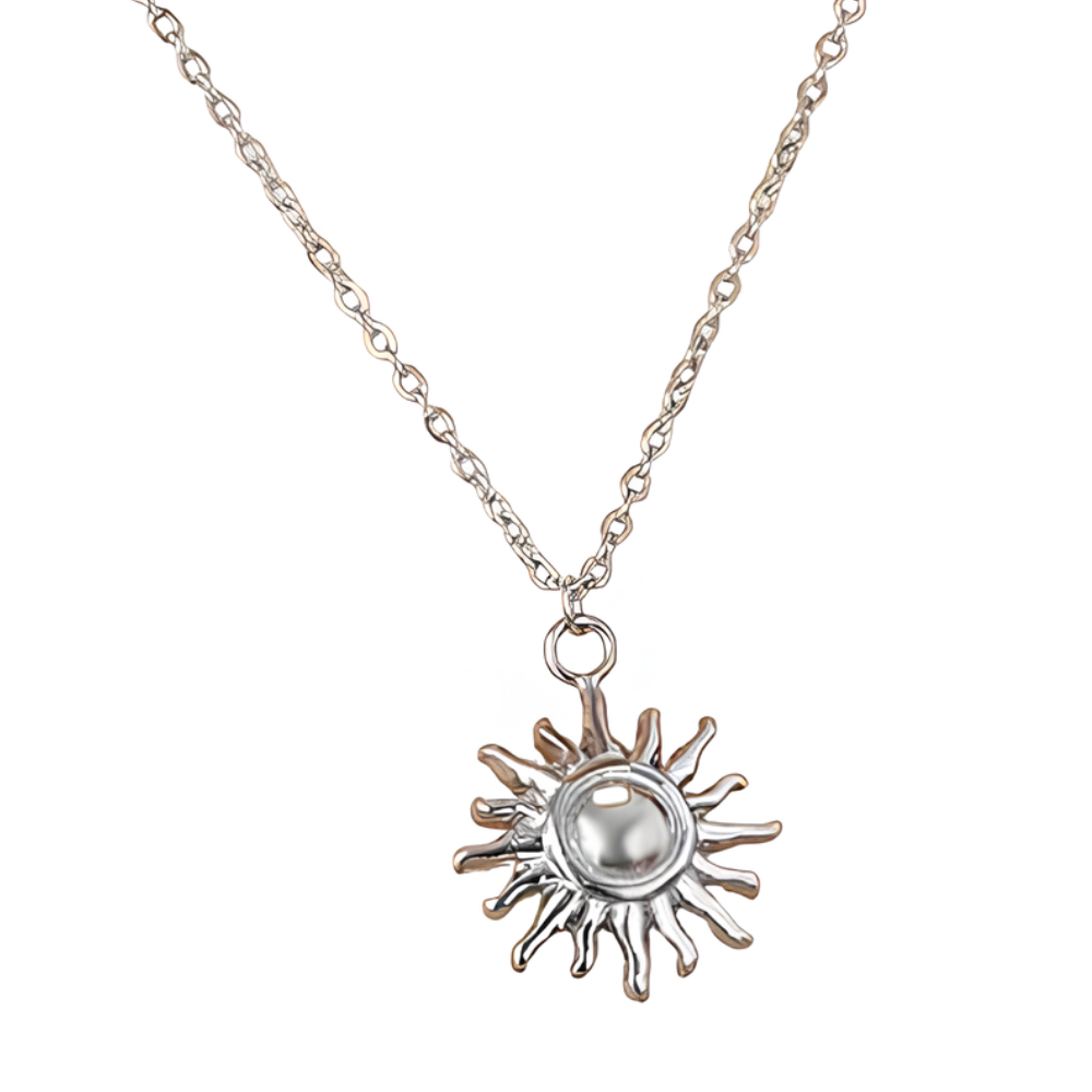 Collier avec Pendentif Soleil