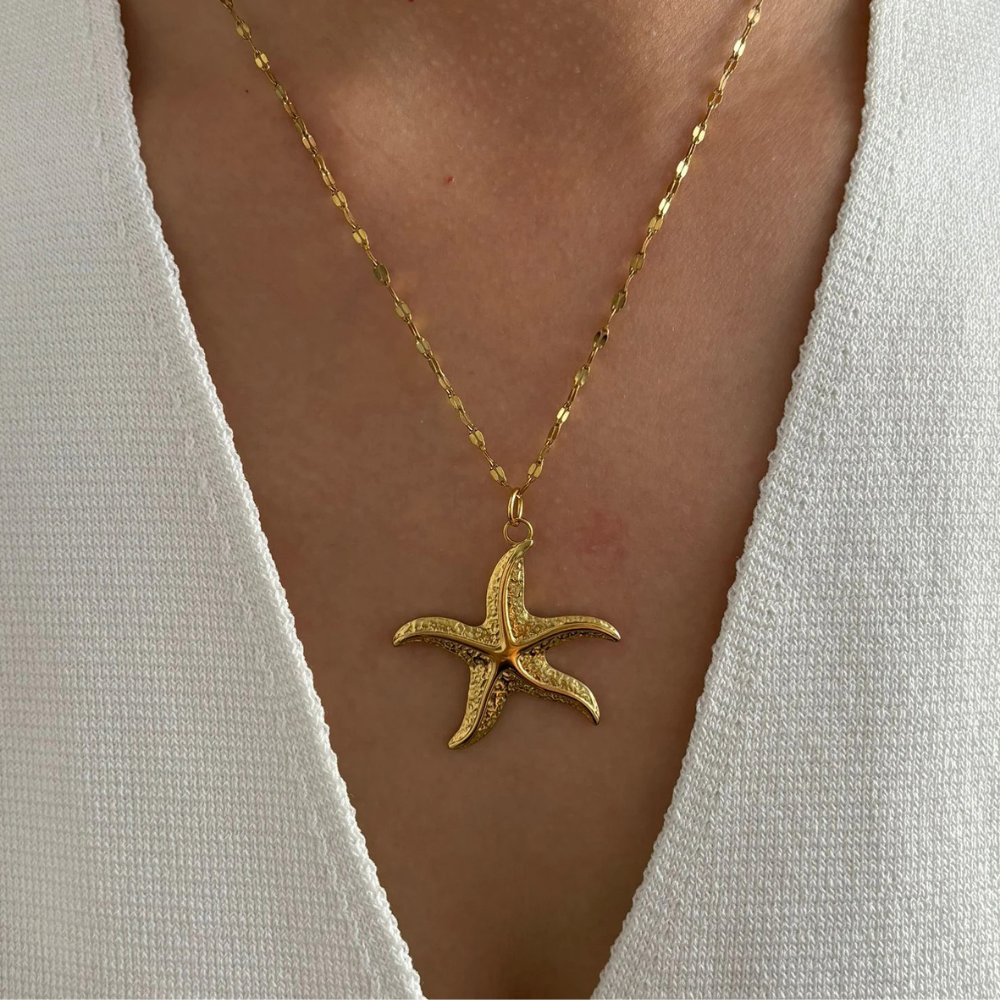 Collier Étoile de Mer Or