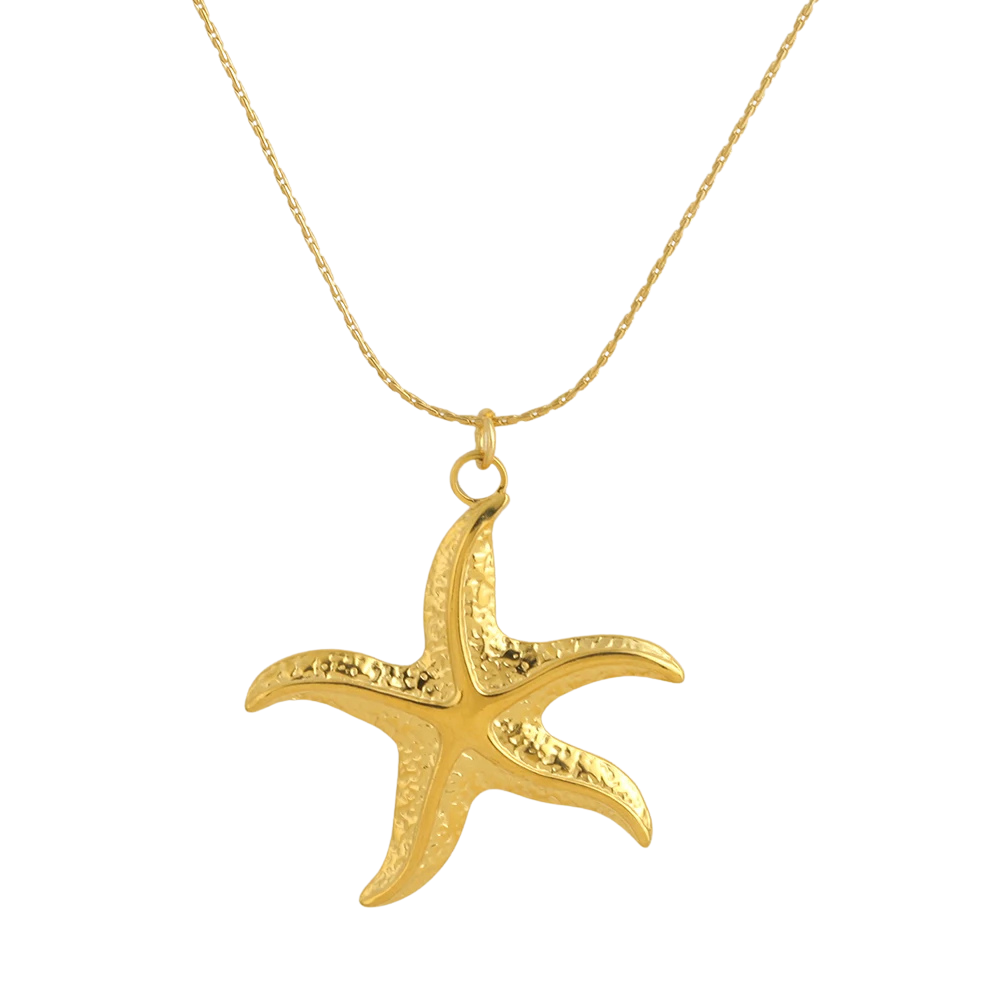 Collier Étoile de Mer Doré