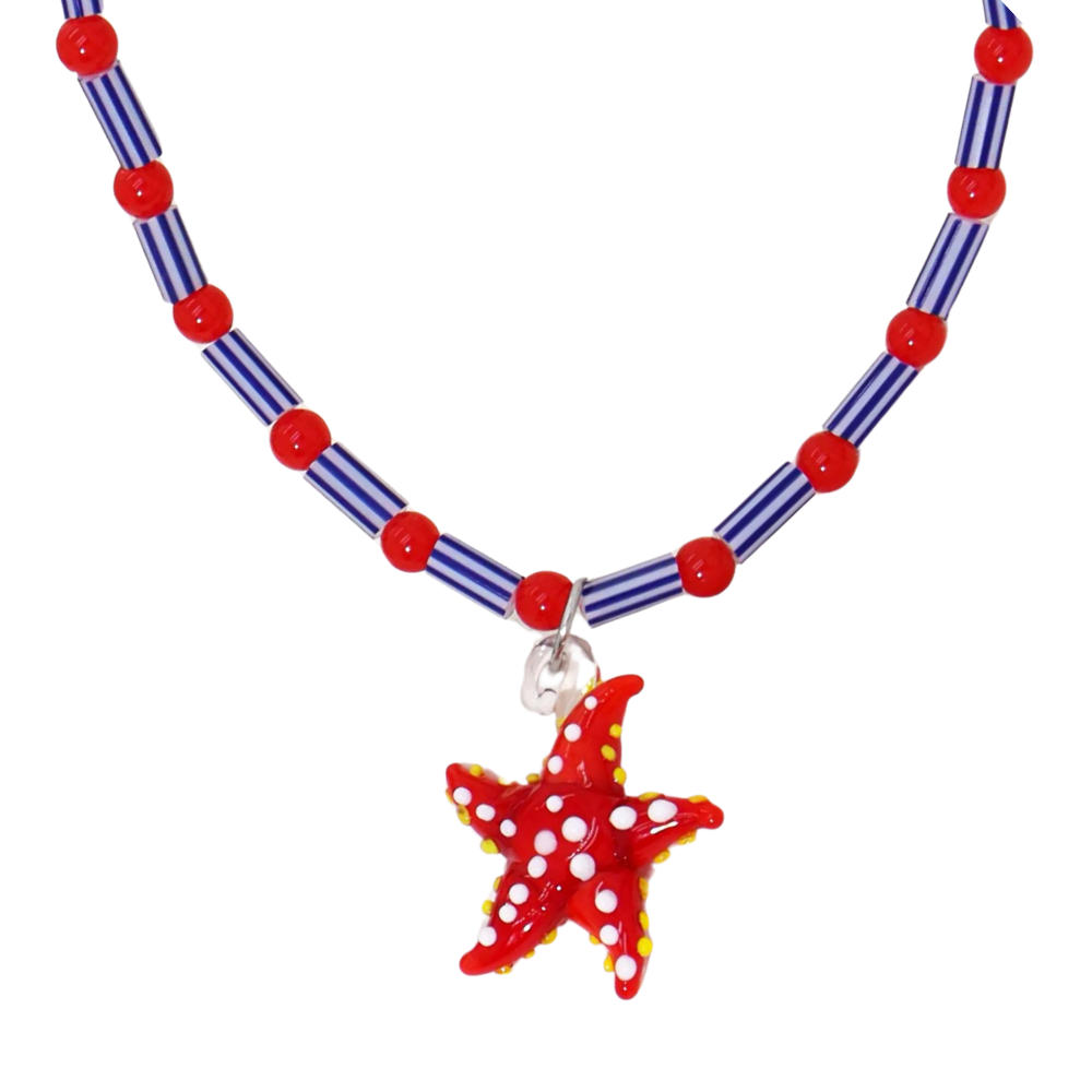 Collier Étoile de Mer Résine
