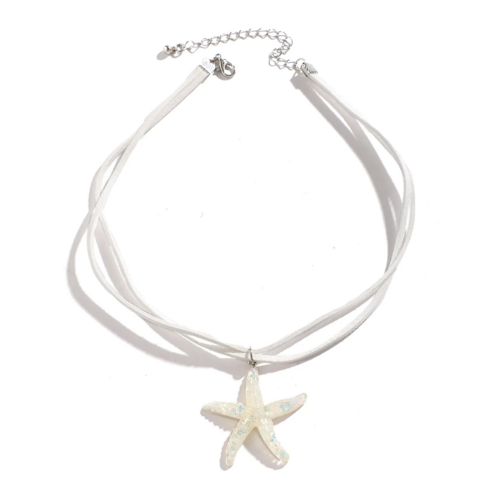 Collier Cordon Étoile de Mer