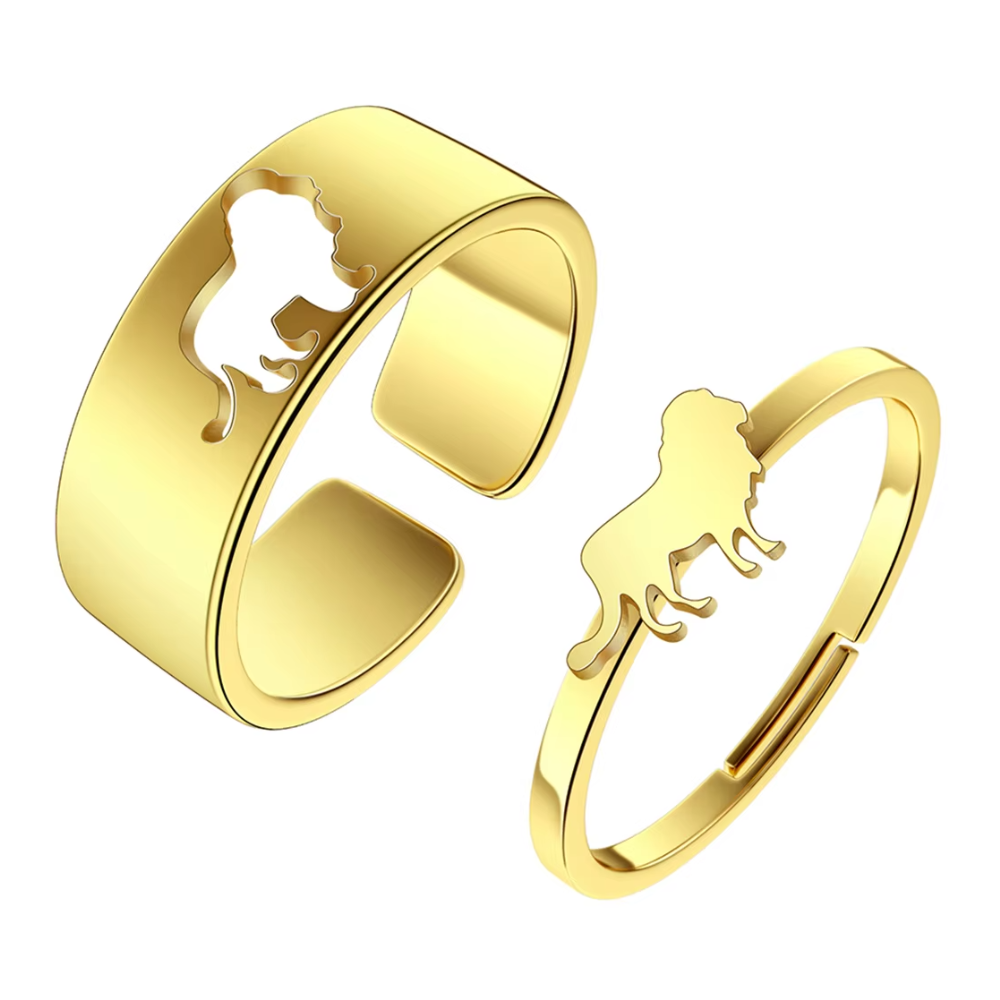 Double Bague Lion