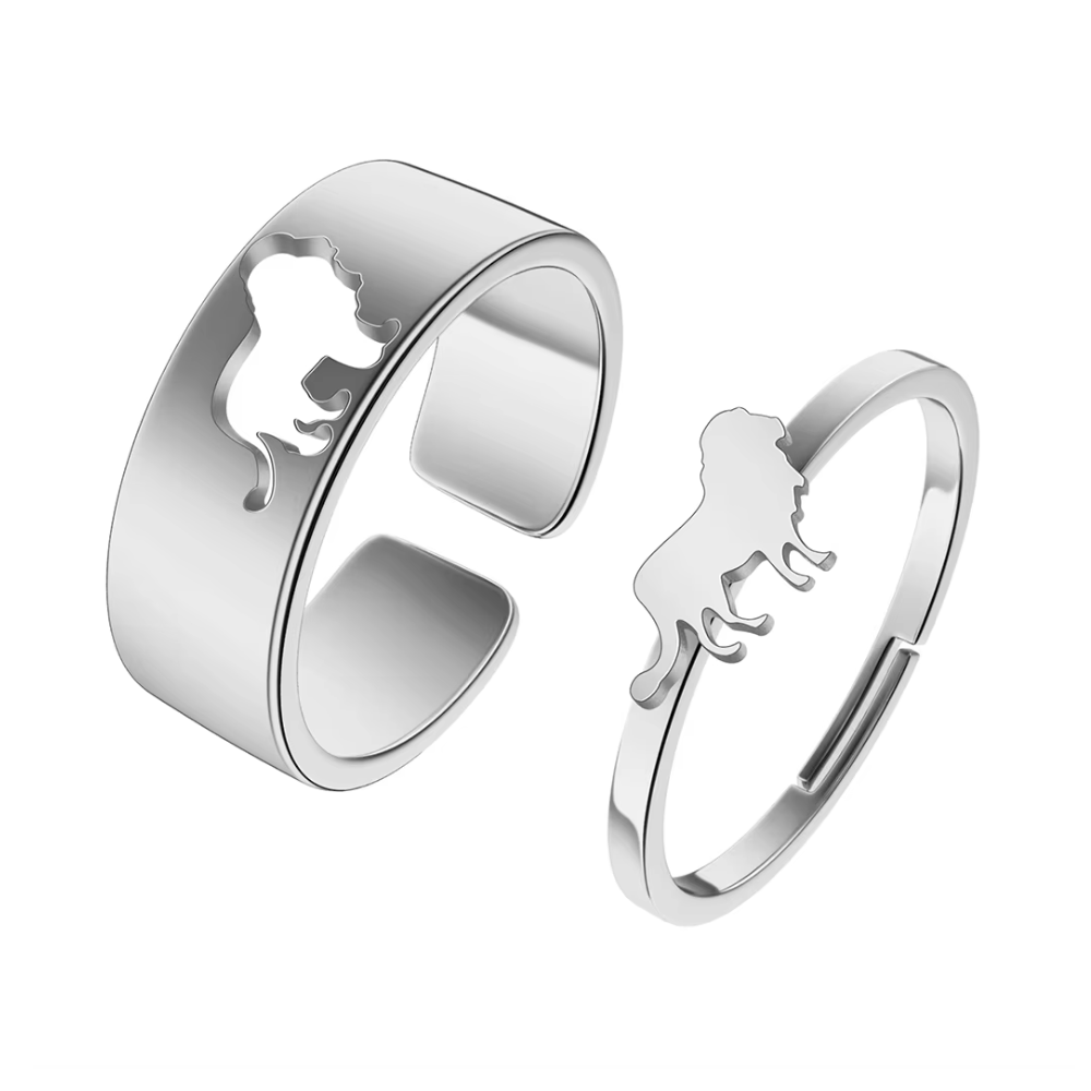 Double Bague Lion