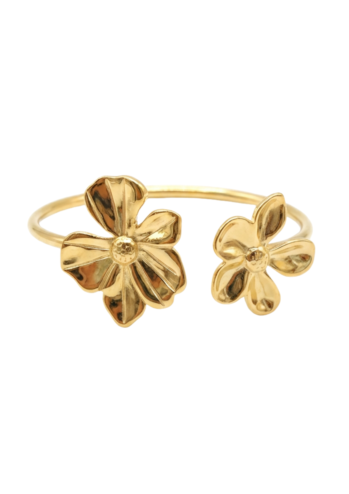 Jonc Double Fleur or