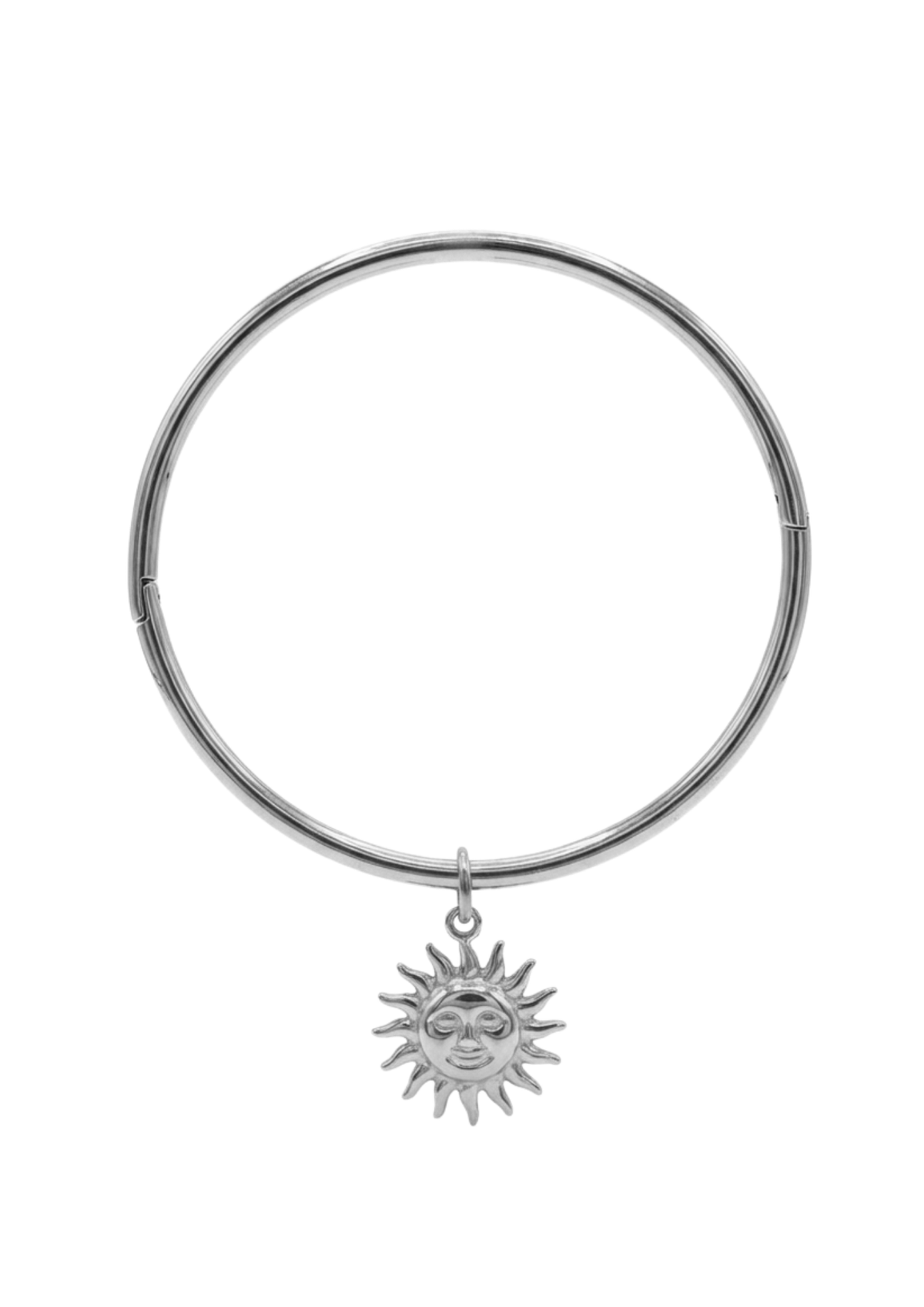 Jonc Breloque Soleil argent