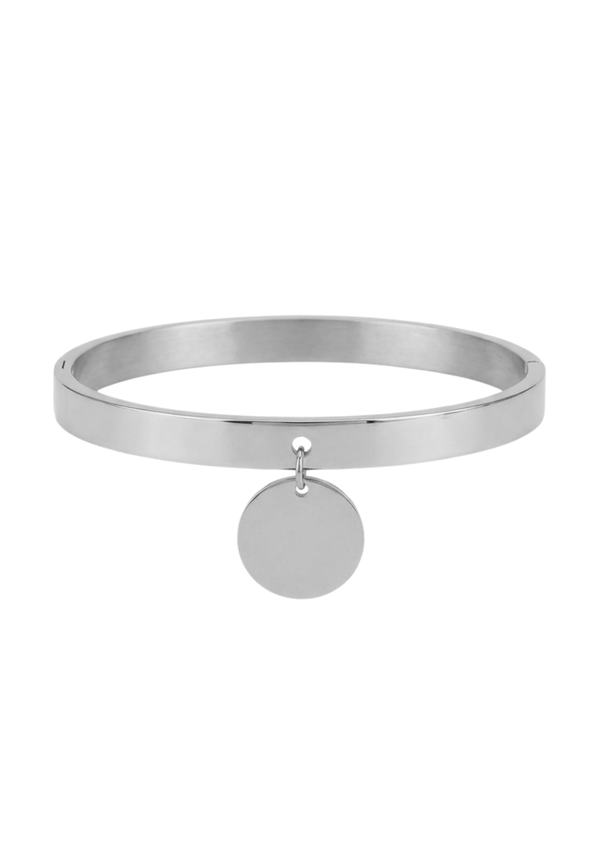 Jonc Breloque Pastille argent