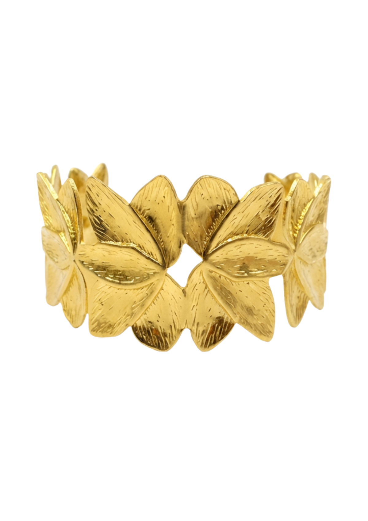 Jonc Manchette Large Fleurs