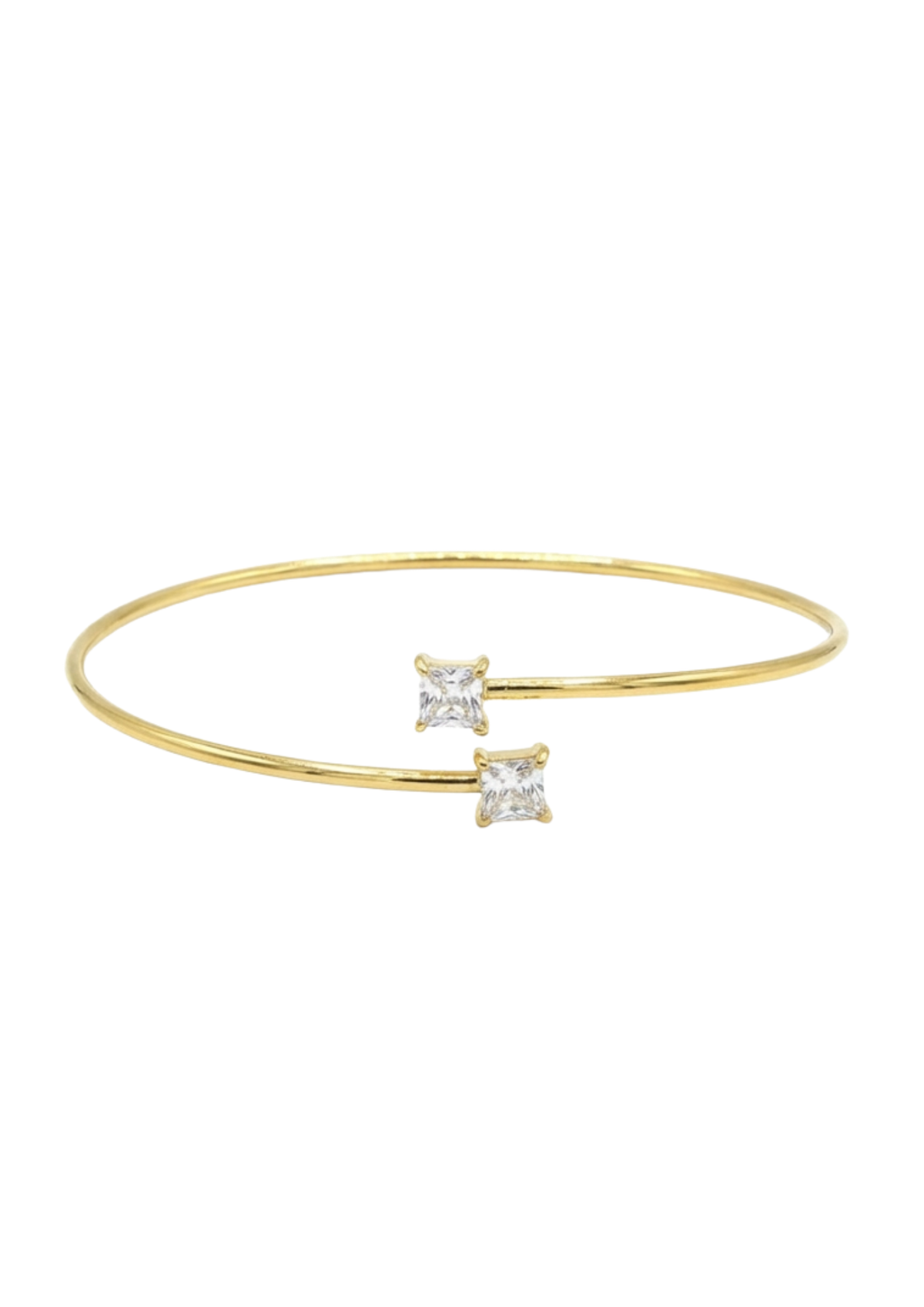 Jonc Double Strass or