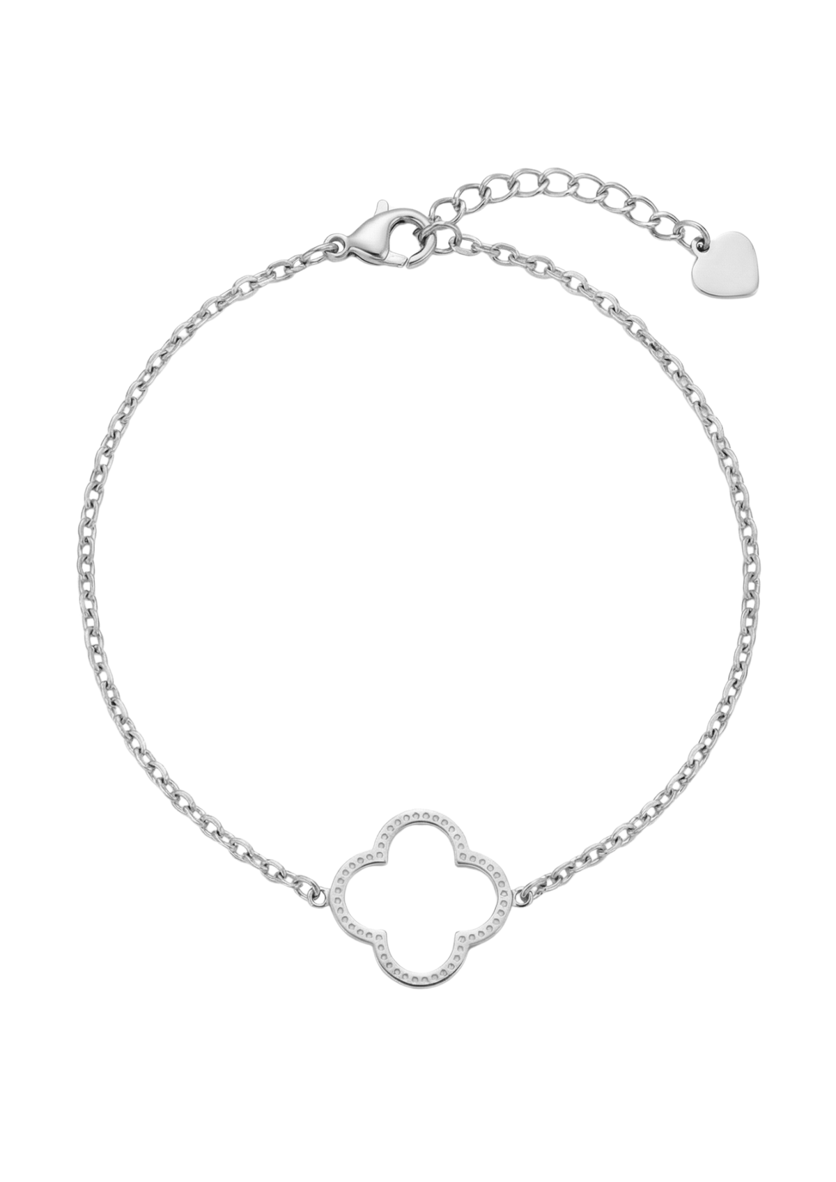 Bracelet Trèfle Ajouré argent