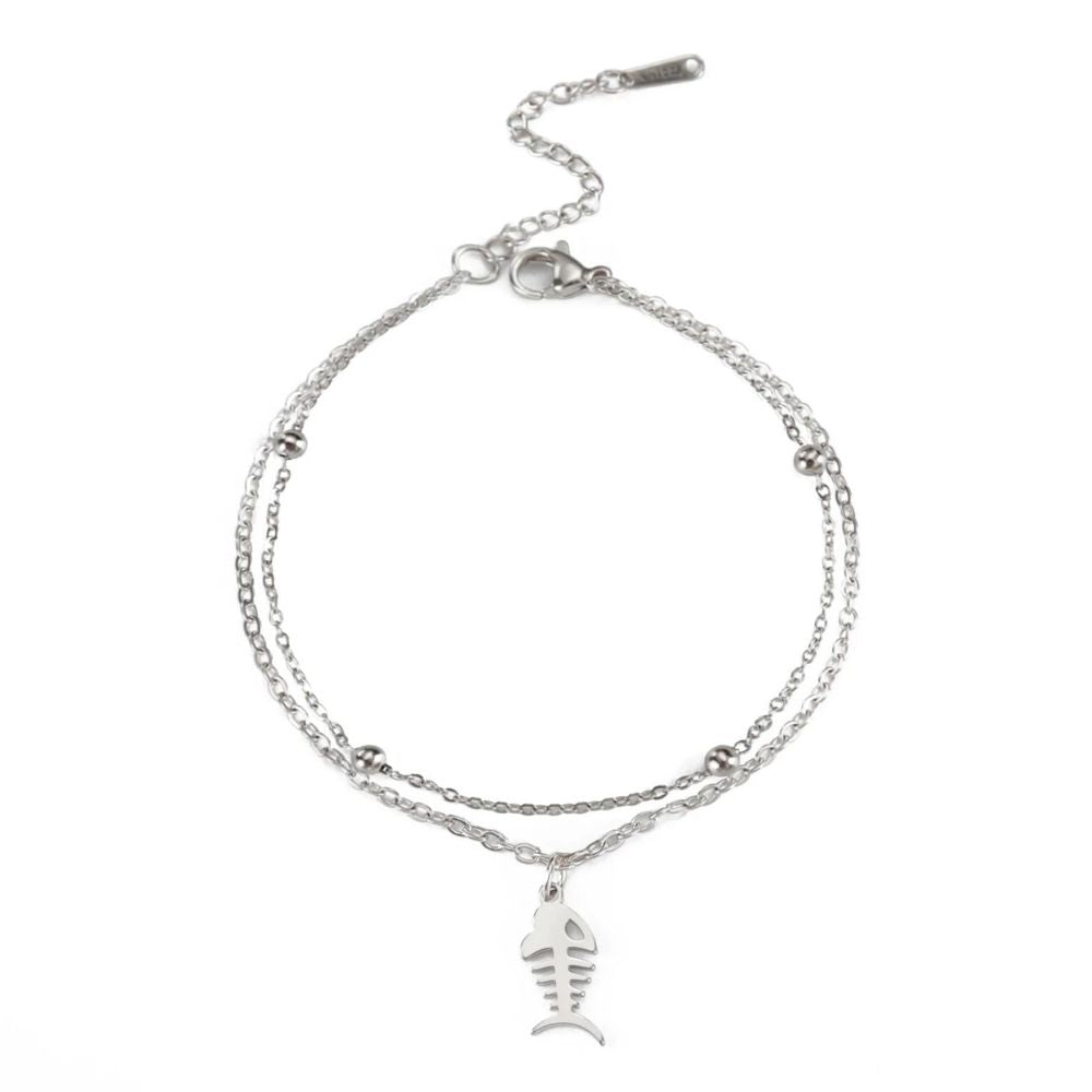 petit bracelet squelette de poisson
