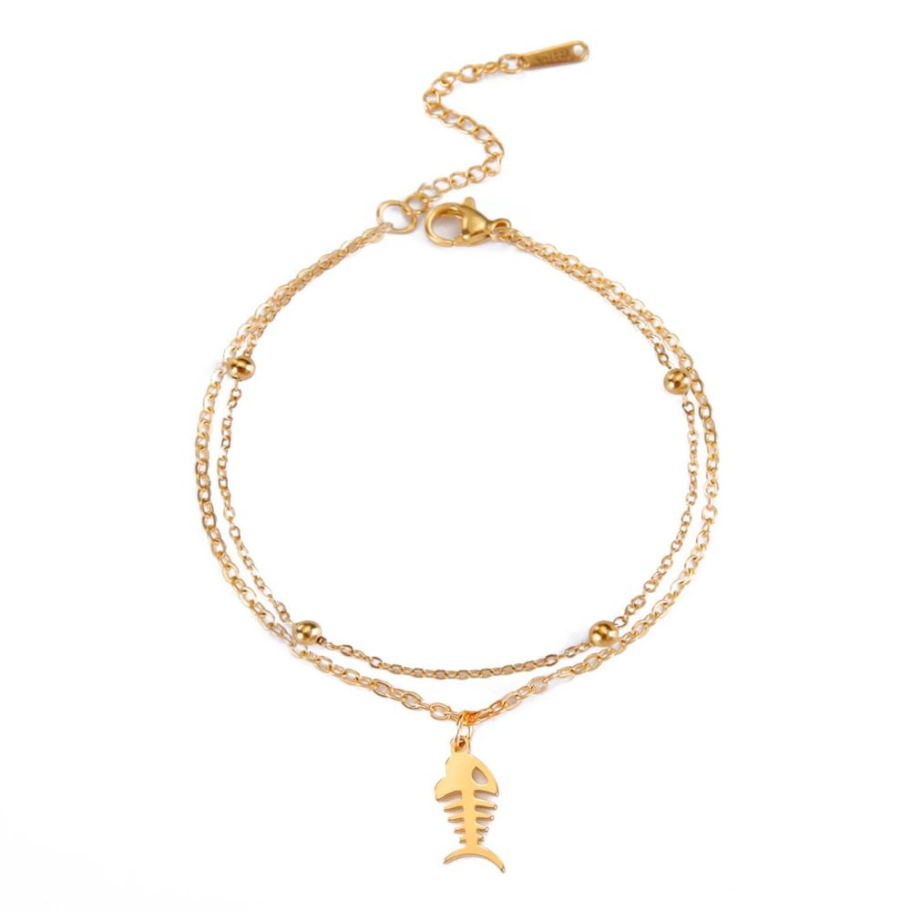 petit bracelet squelette de poisson