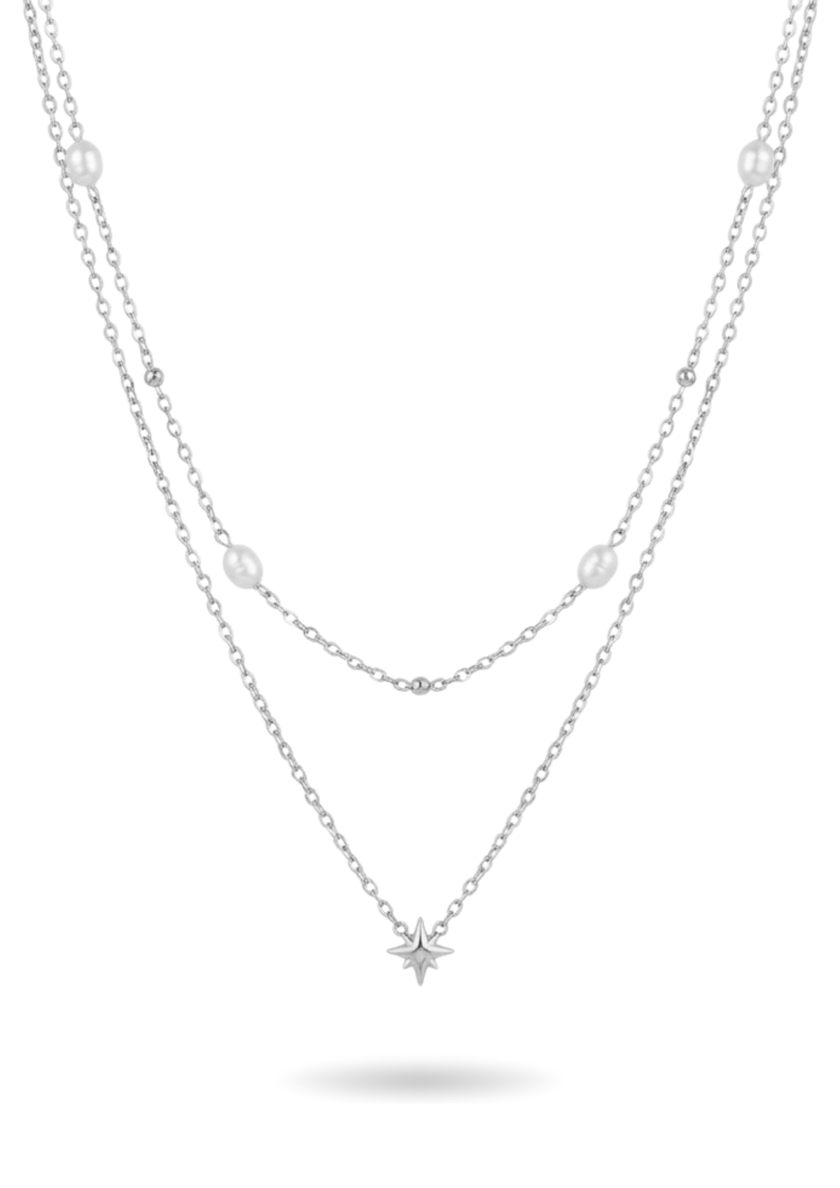 Collier Double Rang Étoile